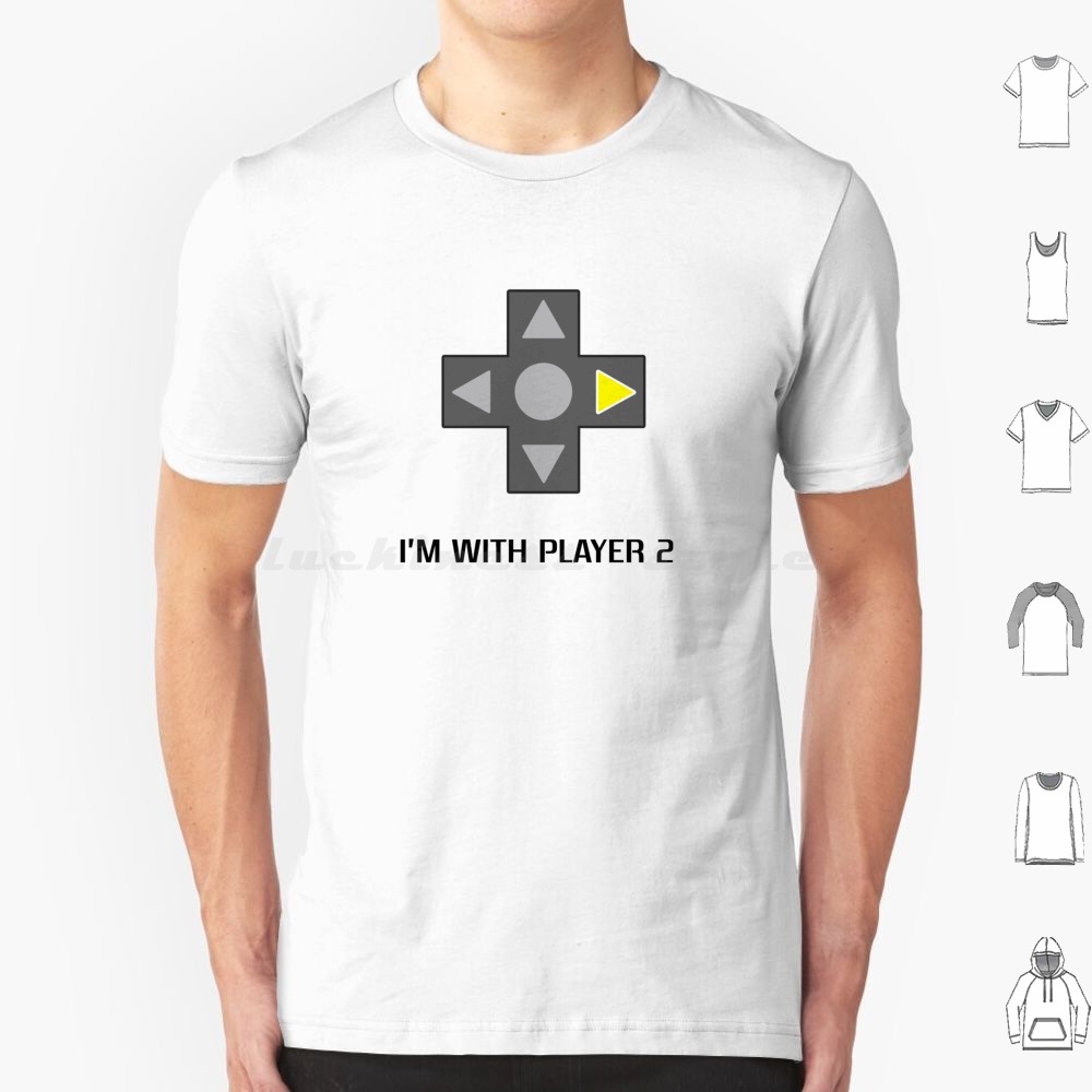 Retro Gaming Gamestop - Koszulka Jestem z Graczem Drugim Duży