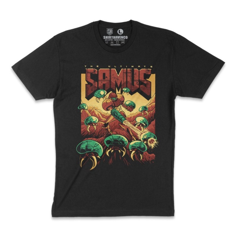 Retro Gaming Gamestop - 00012760 # Koszulka A-Samus Aran Metroid