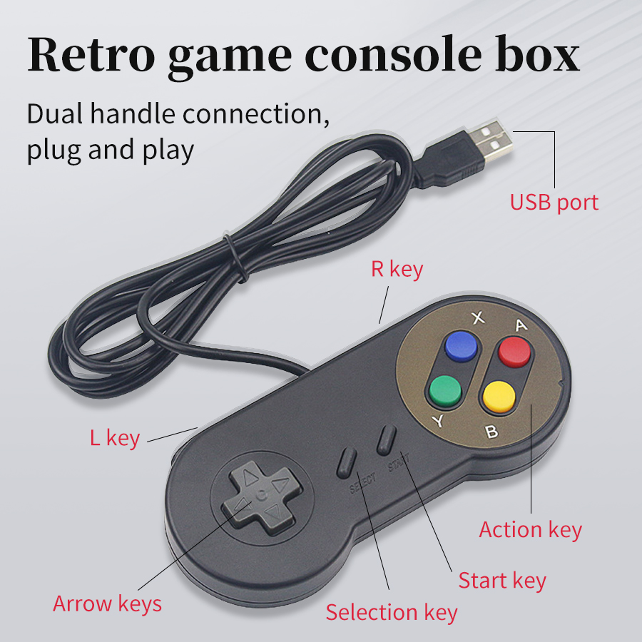 Retro Gaming Raspberry Pi 3 - Kontroler USB Plug and Play do