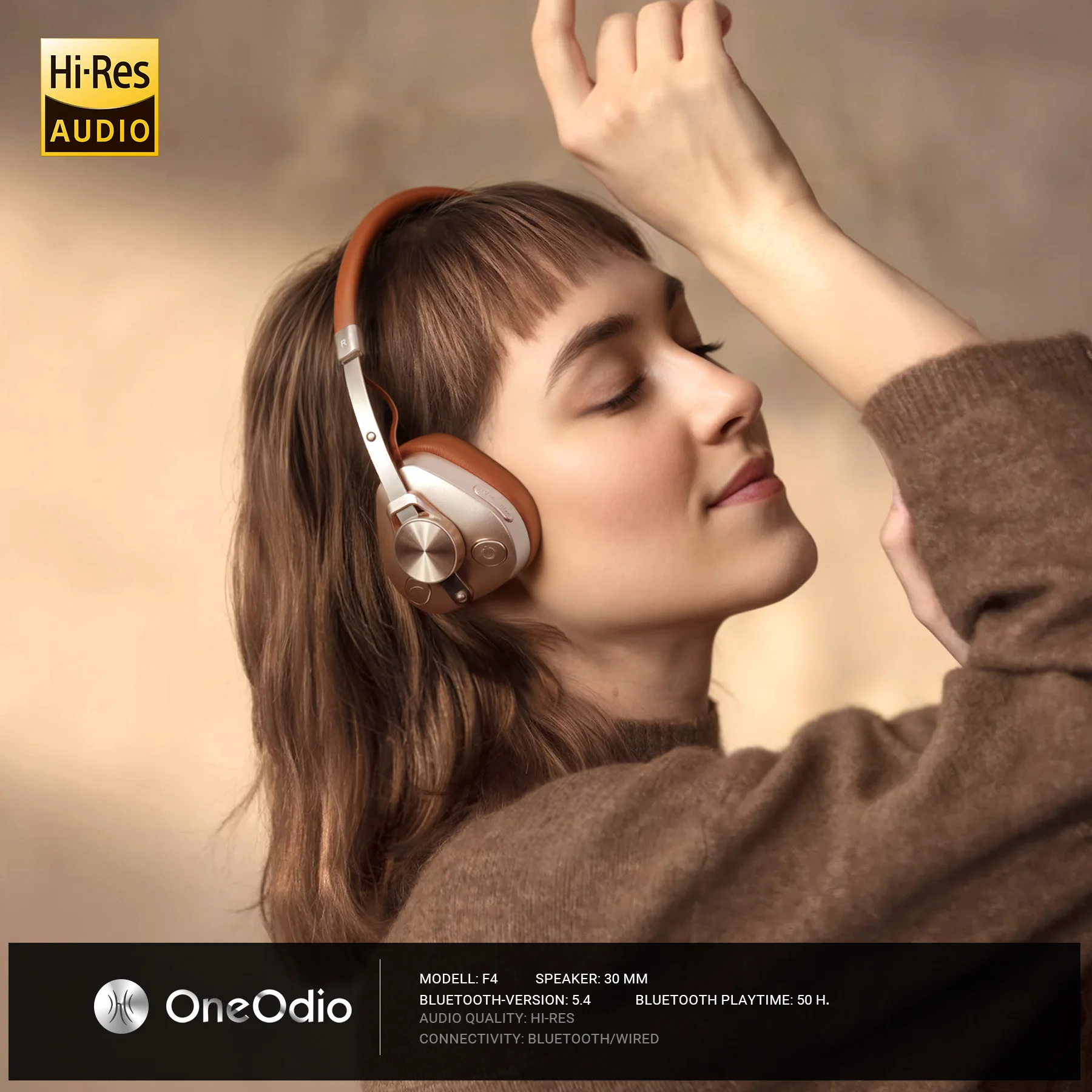 Oneodio F4 Retro Bezprzewodowe – Retro Gaming Cable recenzja i cena