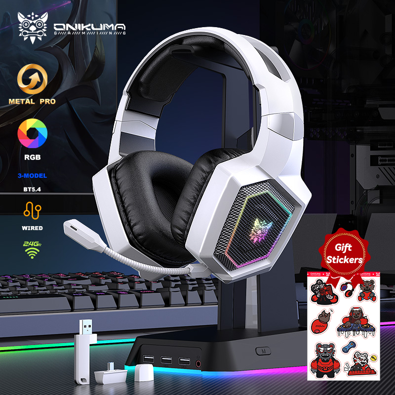 ONIKUMA Bezprzewodowy zestaw s – Retro Gaming Headset recenzja i cena