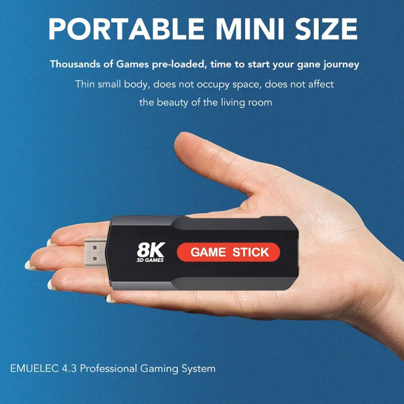 Konsola X2 Game Stick HD 4K 8K – Retro Gaming Os recenzja i cena