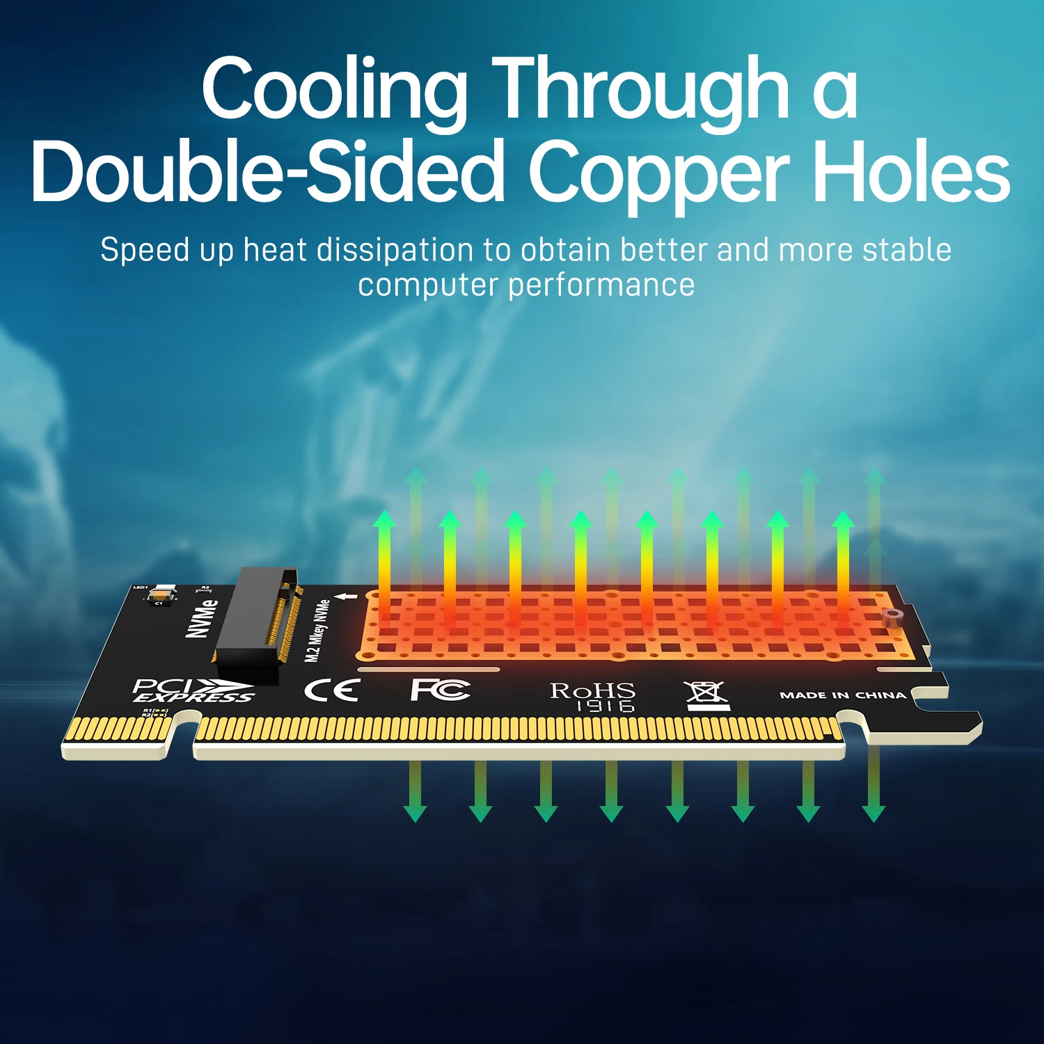 Adapter JEYI M.2 NVME na PCIe  – Samsung Ssd 980 Pro recenzja i cena
